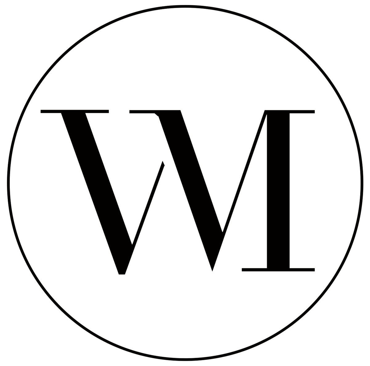 WonderMemories Logo Fekete