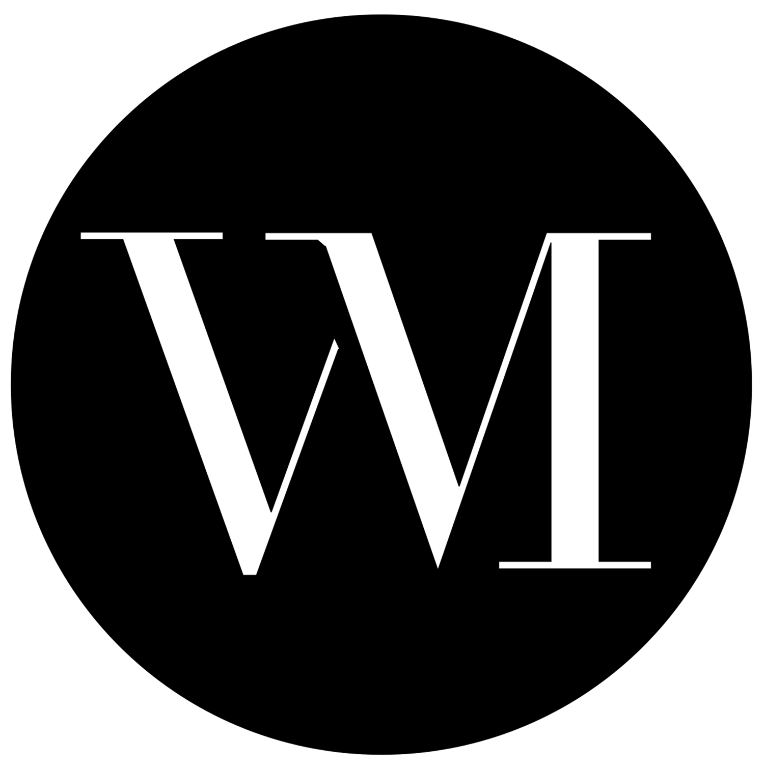 WonderMemories teljes fekete logo